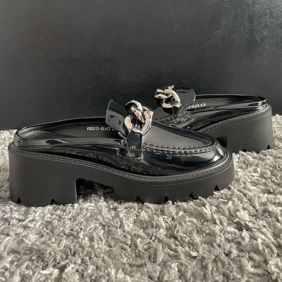 NIB Azalea Wang Platform Oxford Mules - Picture 4 of 12